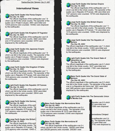 earthquakes